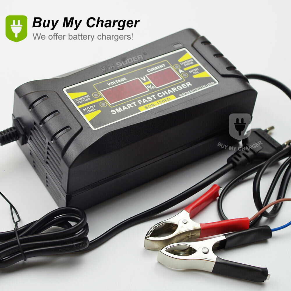 Genuine 12V 6A 12ah~100ah Smart Car Motorcycle Lead Acid Battery Charger LCD Item specifics Conditi